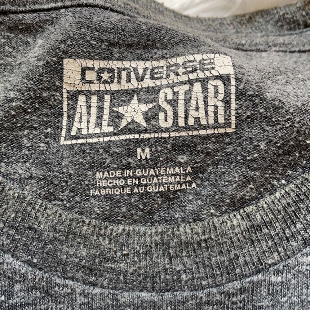 Converse Grey/Blue/Green/White Size: Medium T-Shirt - Picture 4 of 6